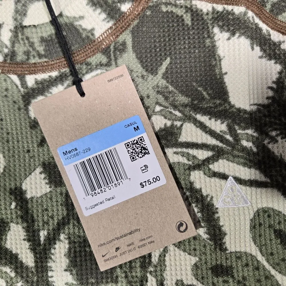 Nike ACG Mens Medium Shirt Chinati Texas Cactus Base Layer 1 HV0587-229 Dri Fit